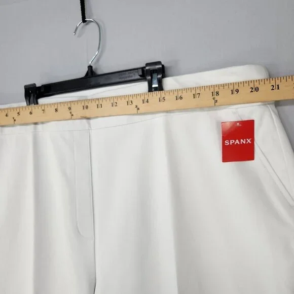 Spanx Flare Pant Stretch Waist Band Body Shaping Silver Lining Plus Size Tall 3X - Picture 5 of 15